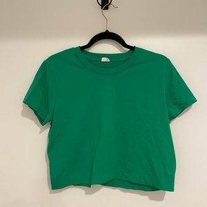 Aritzia Wilfred cropped boxy tee